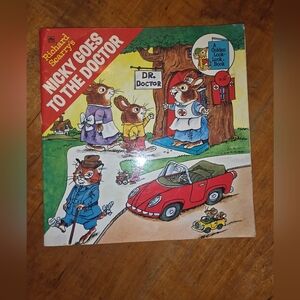 Richard Scarry a Nicky Goes To The Doctor- Vintage 1978 - Nice Shape